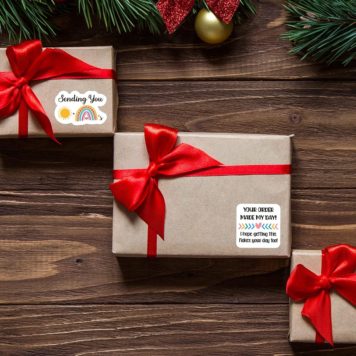 Your Order Made My Day Stickers,Thank You Sticker Small Business