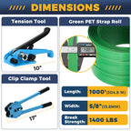 Heavy Duty Packaging Banding Strapping Kit Industrial Banding Tools