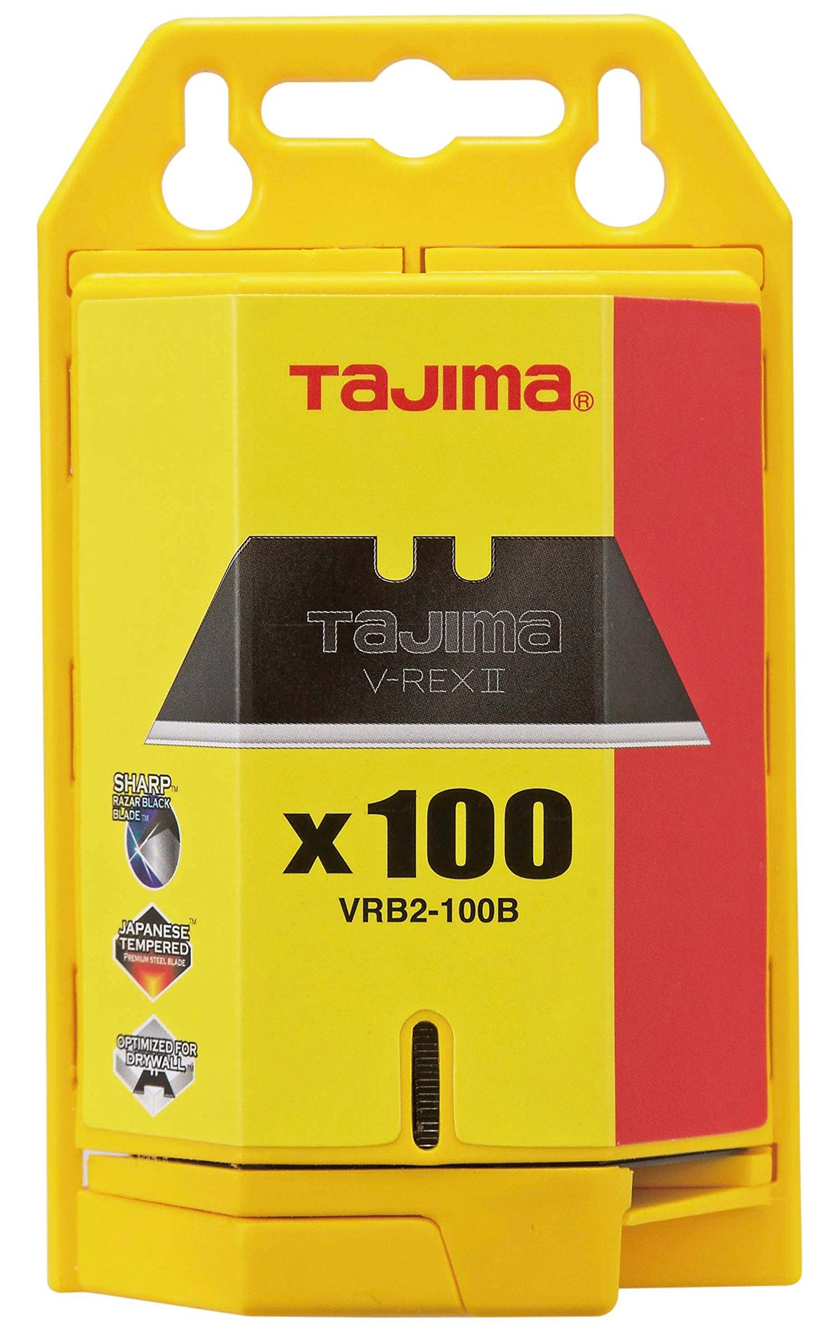 Utility Knife Blades, V-REX II Box Cutter Blades, 100 Pack