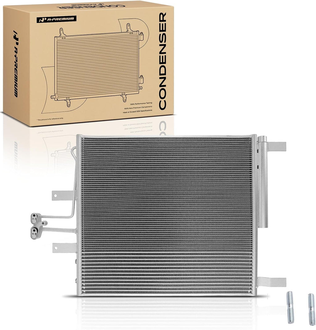A-Premium Air Conditioning Condenser Compatible with Ram
