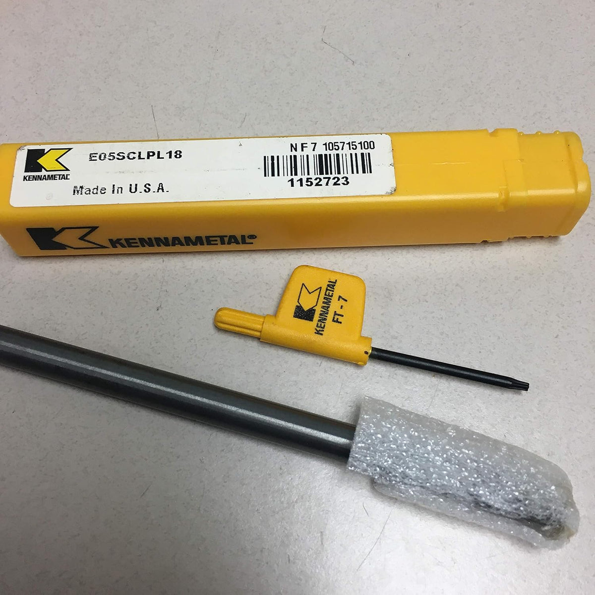 Kennametal E05 SCLPL18 Carbide Boring Bar
