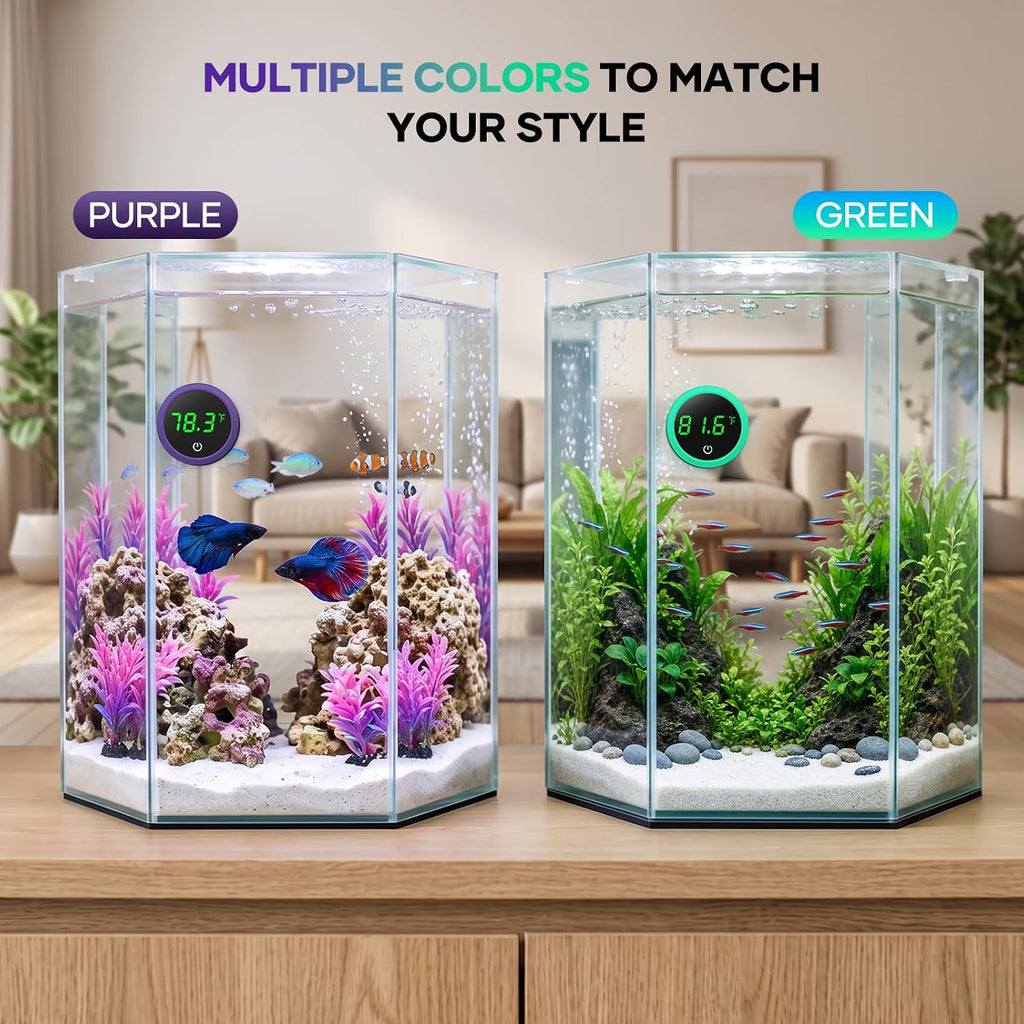 LED Aquarium Thermometer, Digital Fish Tank Thermometer