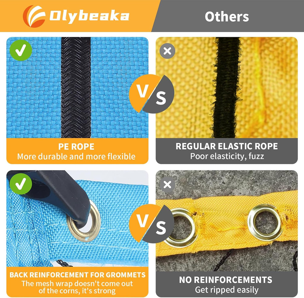All-in-one Portable Badminton & Pickleball Net Set for Backyard Driveway | with Height Adjustable Poles, Durable Net