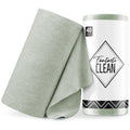 Microfiber Cleaning Cloth Roll- 40 Sheets, 12"x12"(MossGreen)
