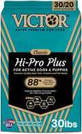 Hi-Pro Plus Dry Dog Food - High Protein Gluten Free Dry Kibble, 30lb