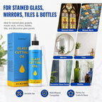 Camdios Glass Cutting Oil, 4 fl oz Precision Applicator for Glass Tools
