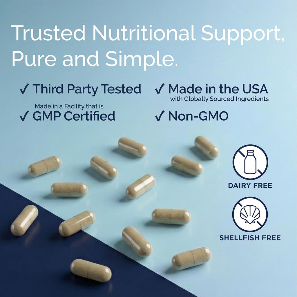 Advanced Multivitamin – Daily Essential Vitamins and Minerals + Probiotics for GLP-1 Support, Gut Health, Stress &