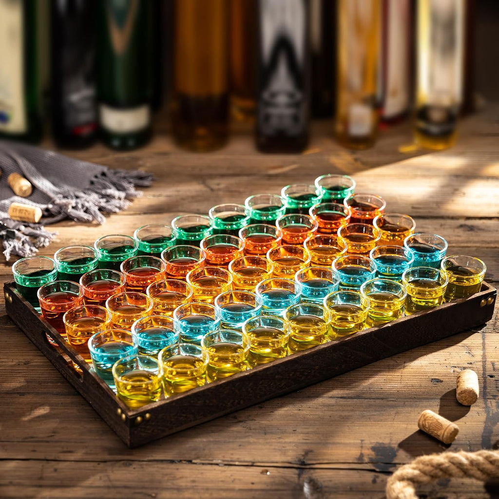 60-Pack 1.8OZ Shot Glasses Set, Heavy Base Shot Glasses Bulk