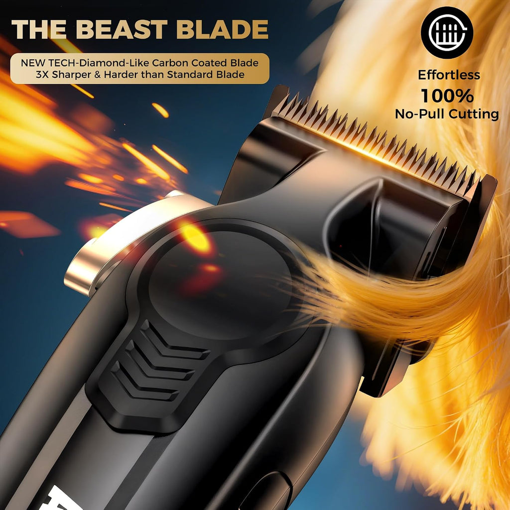 Hair Clippers for Men Professional, Barber Clippers and Trimmers Set, Cordless Hair Clippers, Hair Cutting Kit