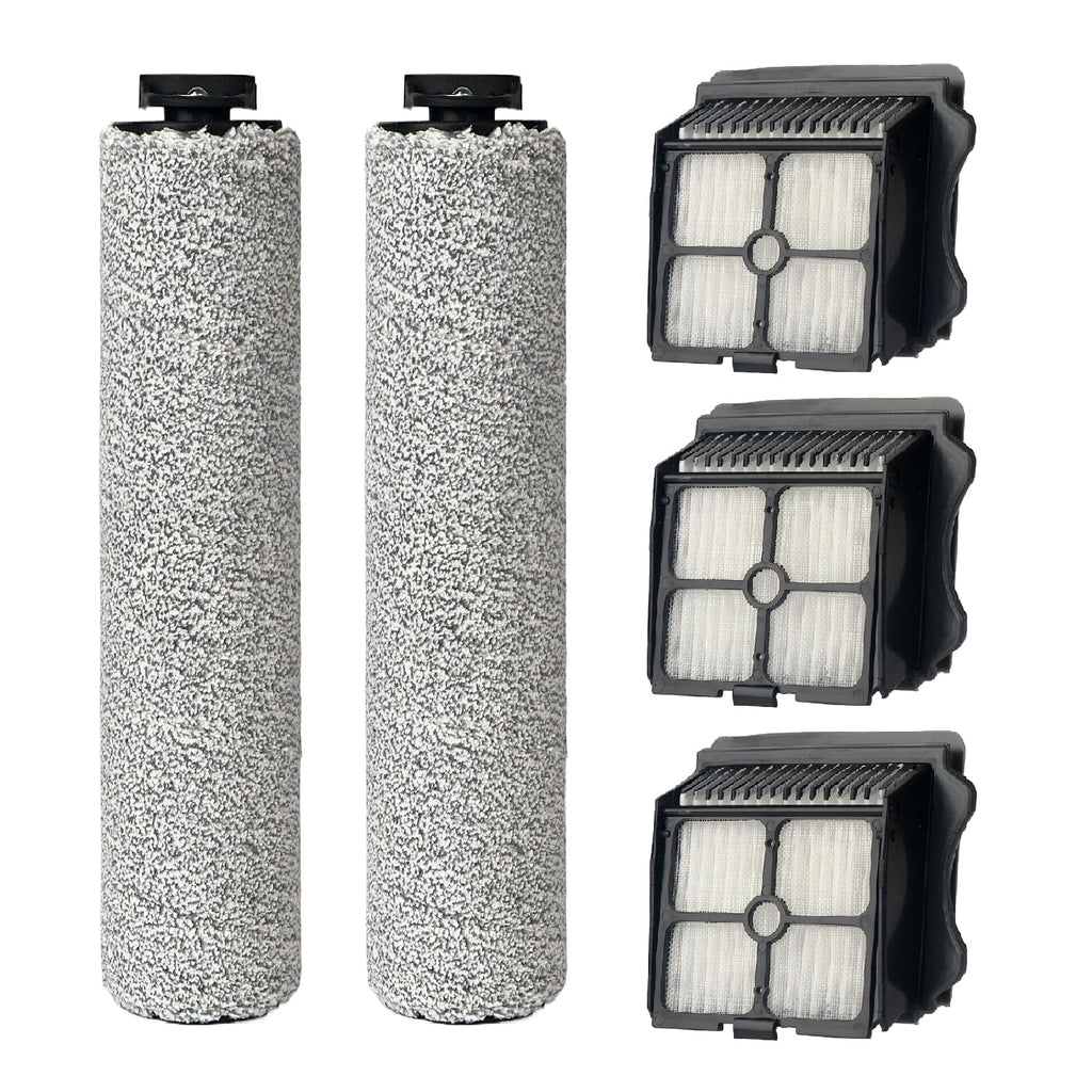 2 Pack Soft Roller Brush Replacement Parts for Tineco Floor ONE S5 Steam