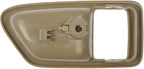 Dorman 91008 Interior Door Handle Bezel Compatible with Select Toyota Models, Tan