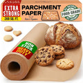 Unbleached Parchment Paper Roll with Cutter, 15in x 210ft