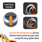 Gas Griddle Orange Knob Replacement for Blackstone 17" 22" 28" 36" Griddle, for Blackstone Flat Top Grill replacement walmart knobs,2-Pack