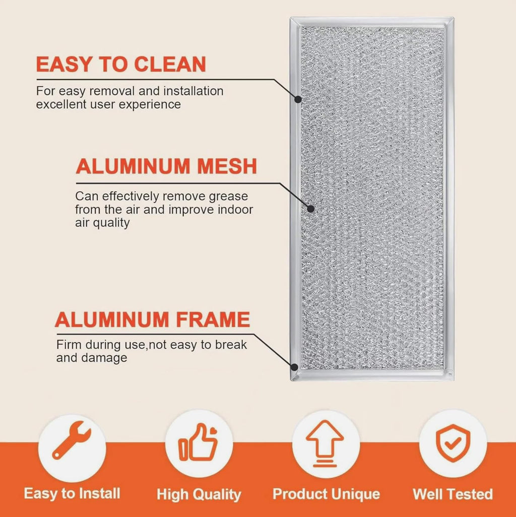 Compatible Filter for Whirlpool WMH1163XVQ0 WMH1163XVS0 WMH1164XWS0 WMH2175XVB1 WMH2175XVQ1 WMH2175XVS1 WMH2175XVT1 WMH2205XVB0 WMH2205XVQ0 WMH2205XVS0 Microwave