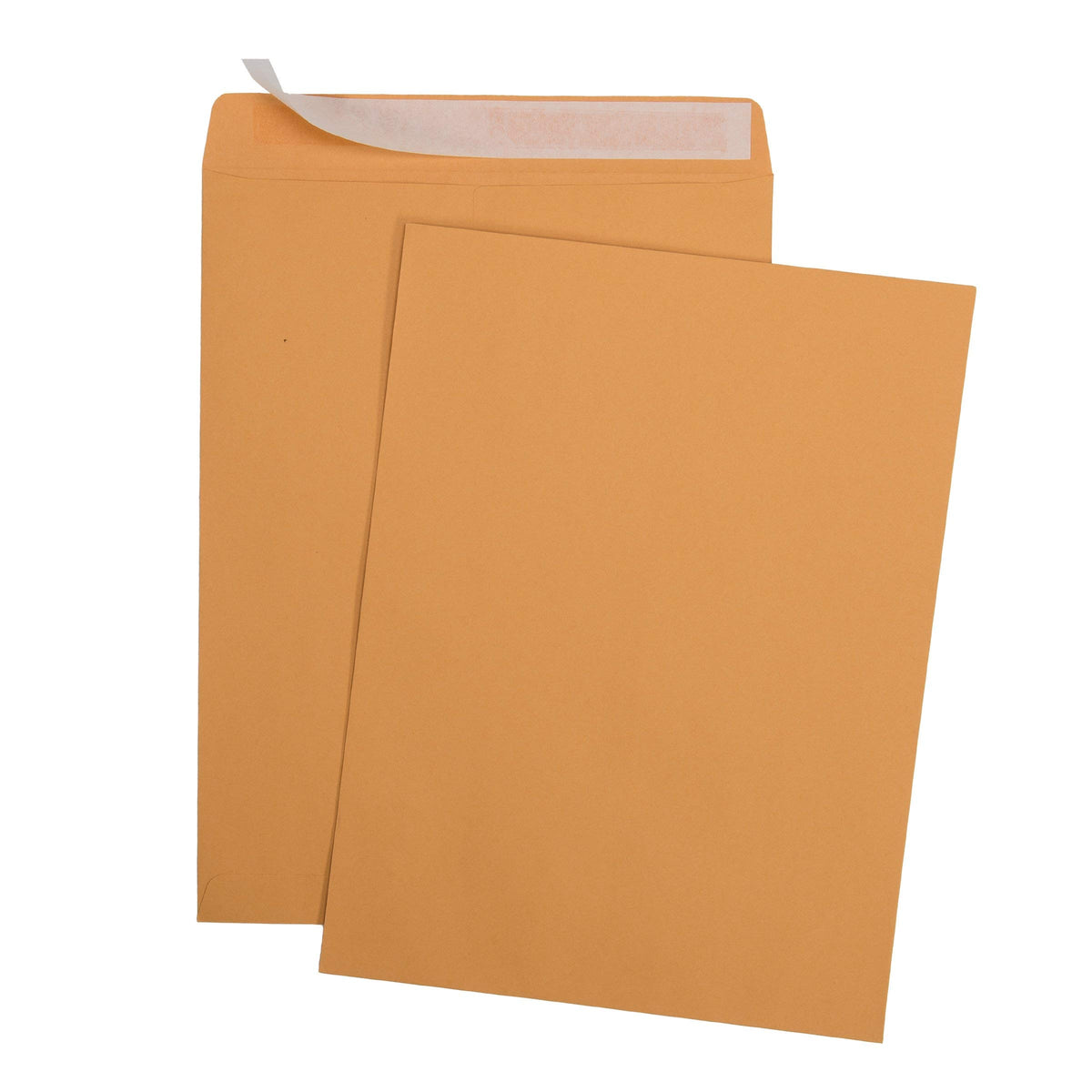 10x13 Kraft Catalog Envelopes, Self Seal, Brown, 300 Count