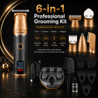 6-in-1 Beard Trimmer for Men with Charging Dock