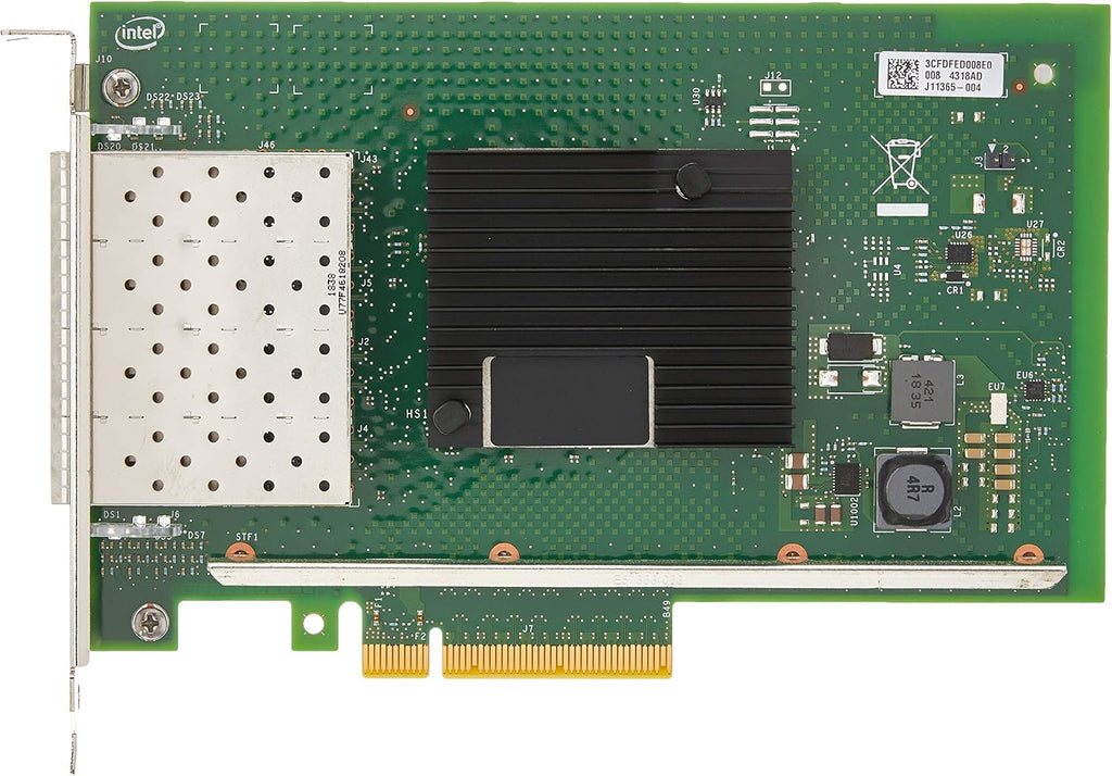 Intel Ethernet Converged X710-DA4 Network Adapter (X710DA4FH), Black, green