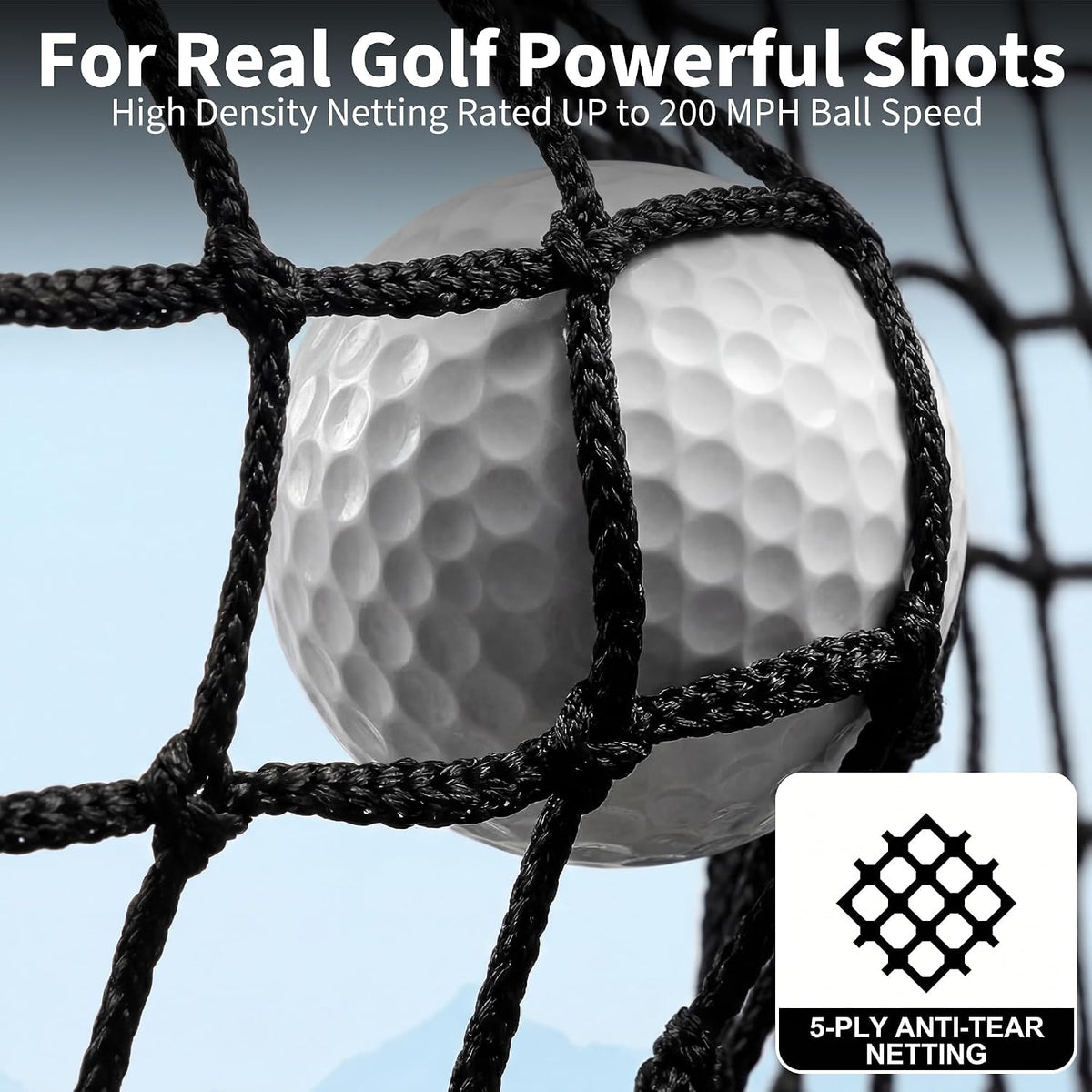 Golf Net, Golf Hitting Net for Backyard Driving Real Golf Balls