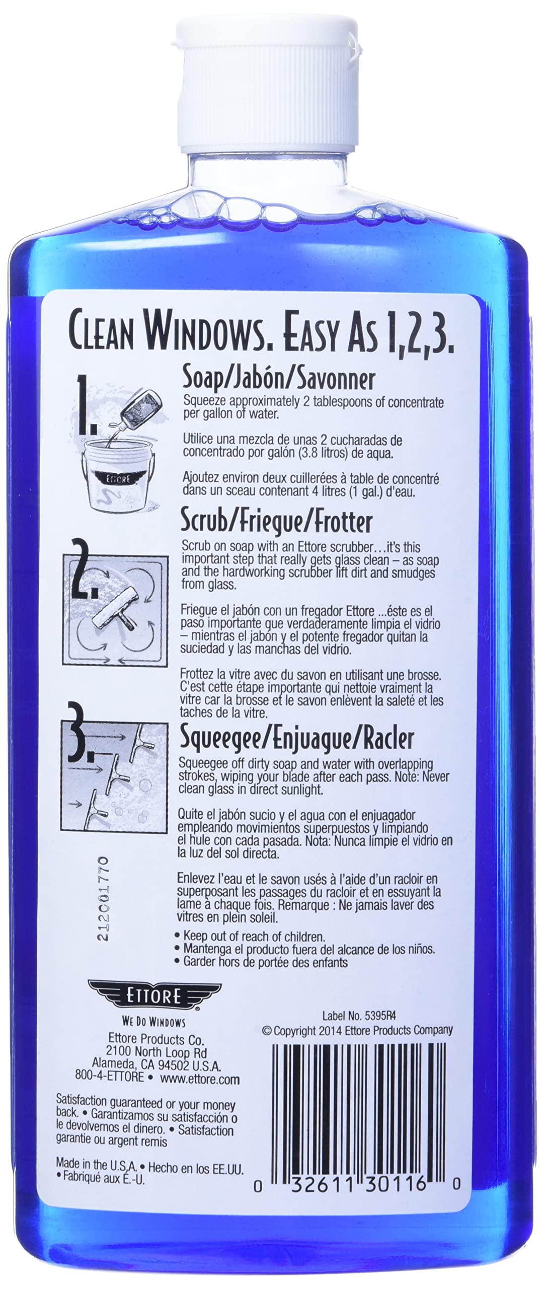30116 Squeegee-Off Window Cleaning Soap, 16-ounces
