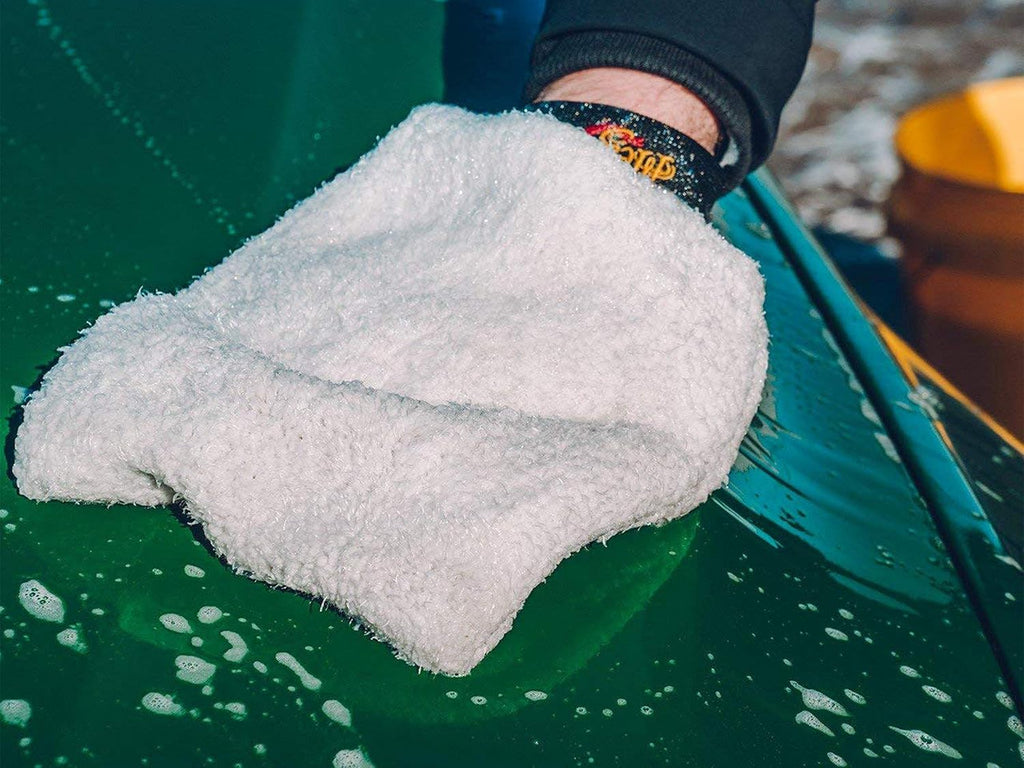 Microfiber Wash Mitt, 1 Pack | Car Wash Mitt For Diy Drivers & Detailers—Designed For Scratch-Free Washing, Use On