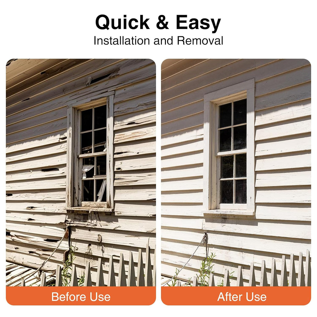 Vinyl Siding Removal Tool for Installation and Repair – Steel Blade, Extra Long Non-Slip Handle, Vinyl Siding Tools
