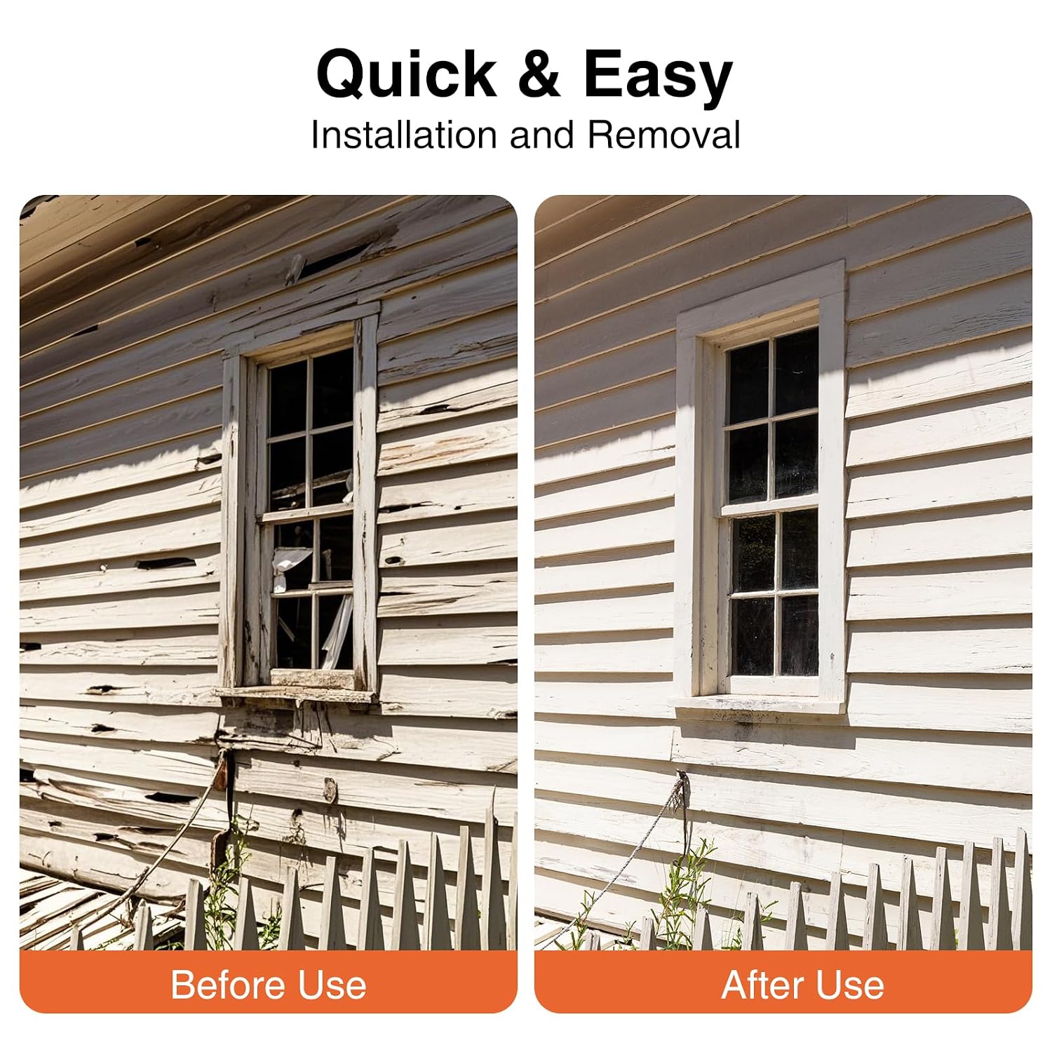 Vinyl Siding Removal Tool for Installation and Repair – Steel Blade, Extra Long Non-Slip Handle, Vinyl Siding Tools