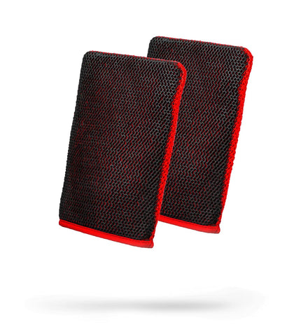 Clay Mitt - Medium Grade Clay Bar Infused Mitt | Car Detailing Glove Quickly Removes Debris from Your Paint, Glass
