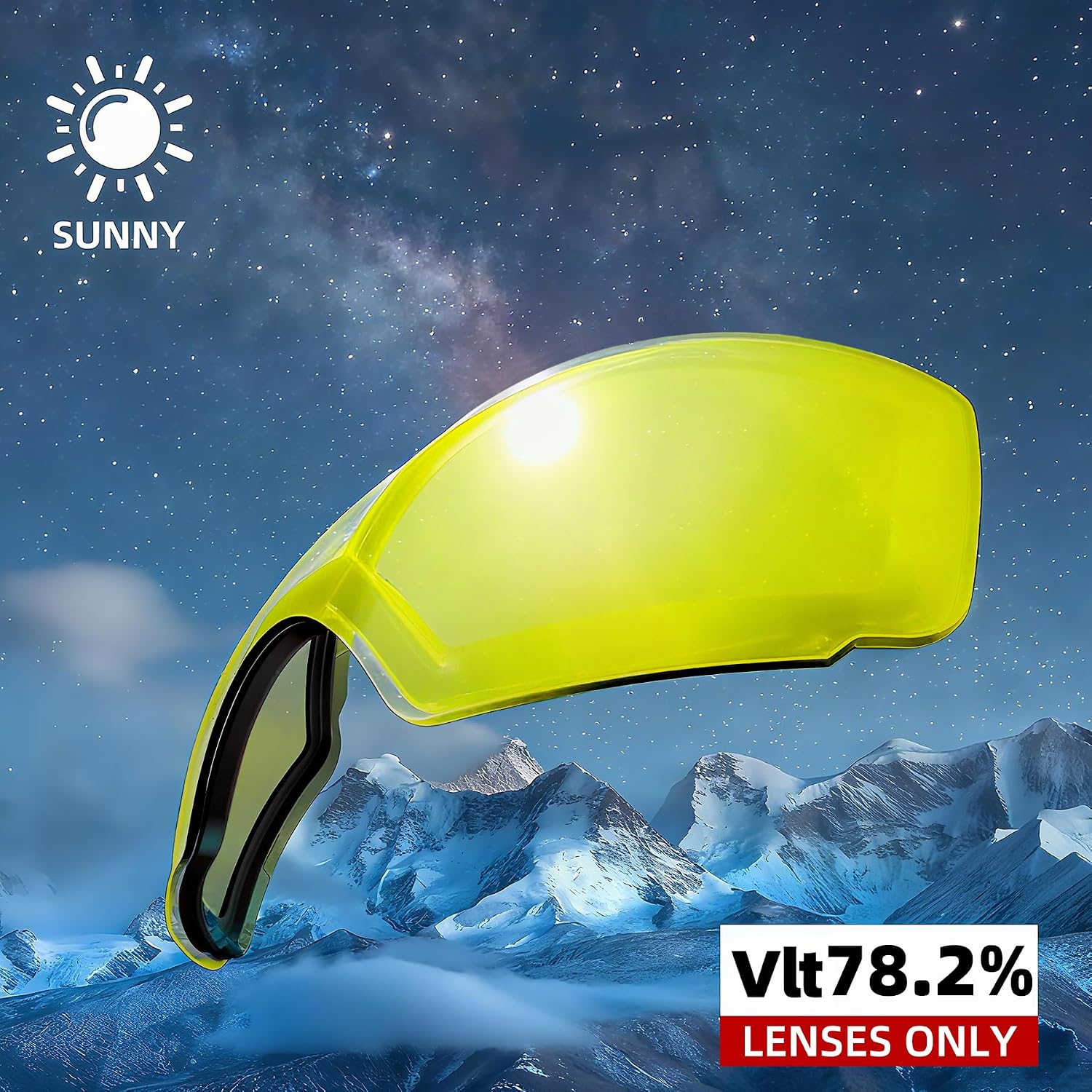 Magnetic Ski Goggles, Interchangeable OTG Snowboard Goggles | SGS-certified anti-fog lenses, 16 N52 magnets