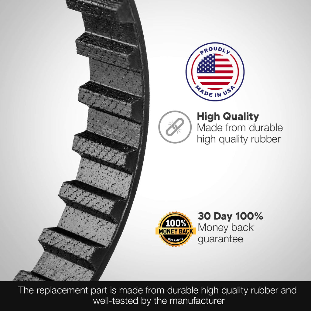 Sander Drive Belts Set Fits - Sears Craftsman 113.226430 Sander - High Strength Rubber Belts - Replacement Drive Belt - Made in the USA - Toothed Drive Belt
