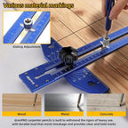 Speed Combination T-Square Woodworking Carpenter Angle Finder Ruler | Includes Carpenter Pencil & Steel Ruler