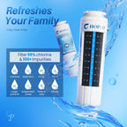 EDR4RXD1 Water Filter Replacement Compatible with Whirlpool UKF8001