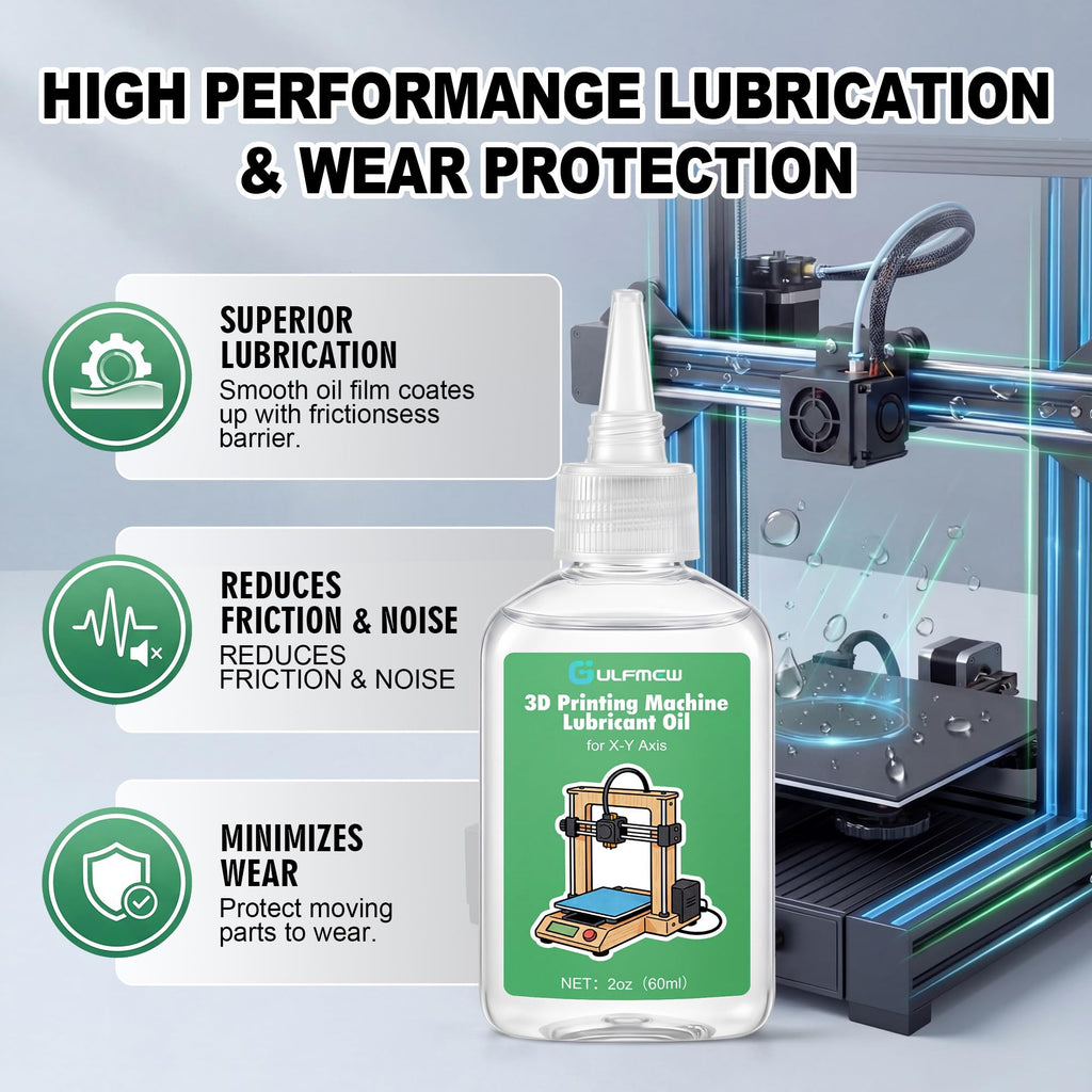 Gulfmew 60ml 3D Printer Lubricating Oil Compatible with Bambu lab
