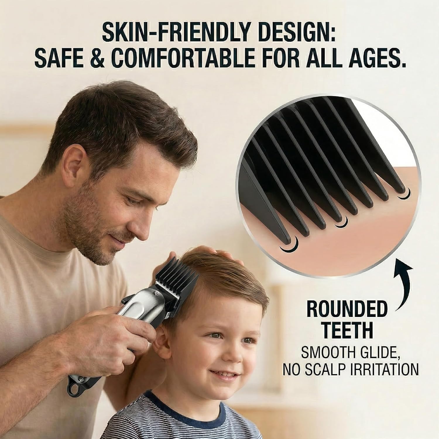 10-Piece Premium Clipper Guards Set, Upgraded Metal Clip Cutting Guides Compatible with Wahl Hair Clippers, 1/16" to