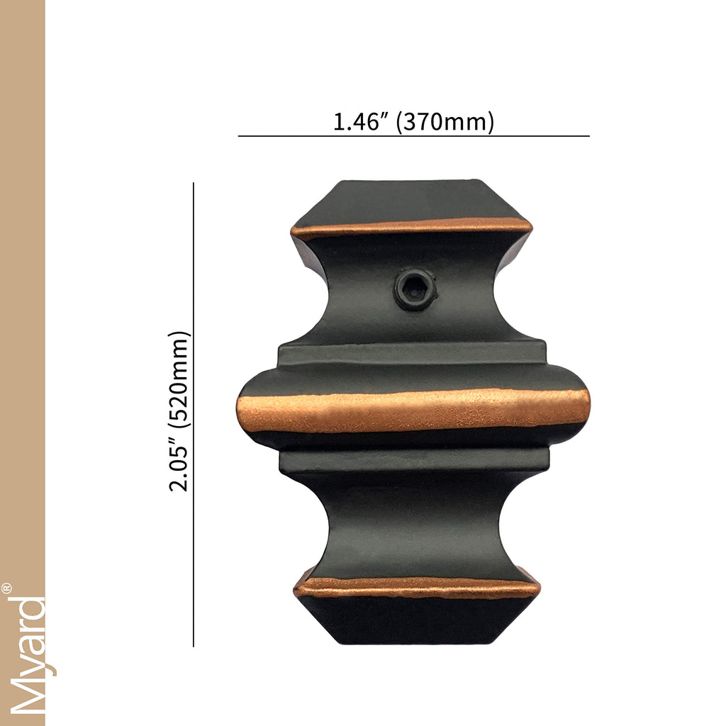 10-Pack Attachable Baluster Collar Knuckles with Screws