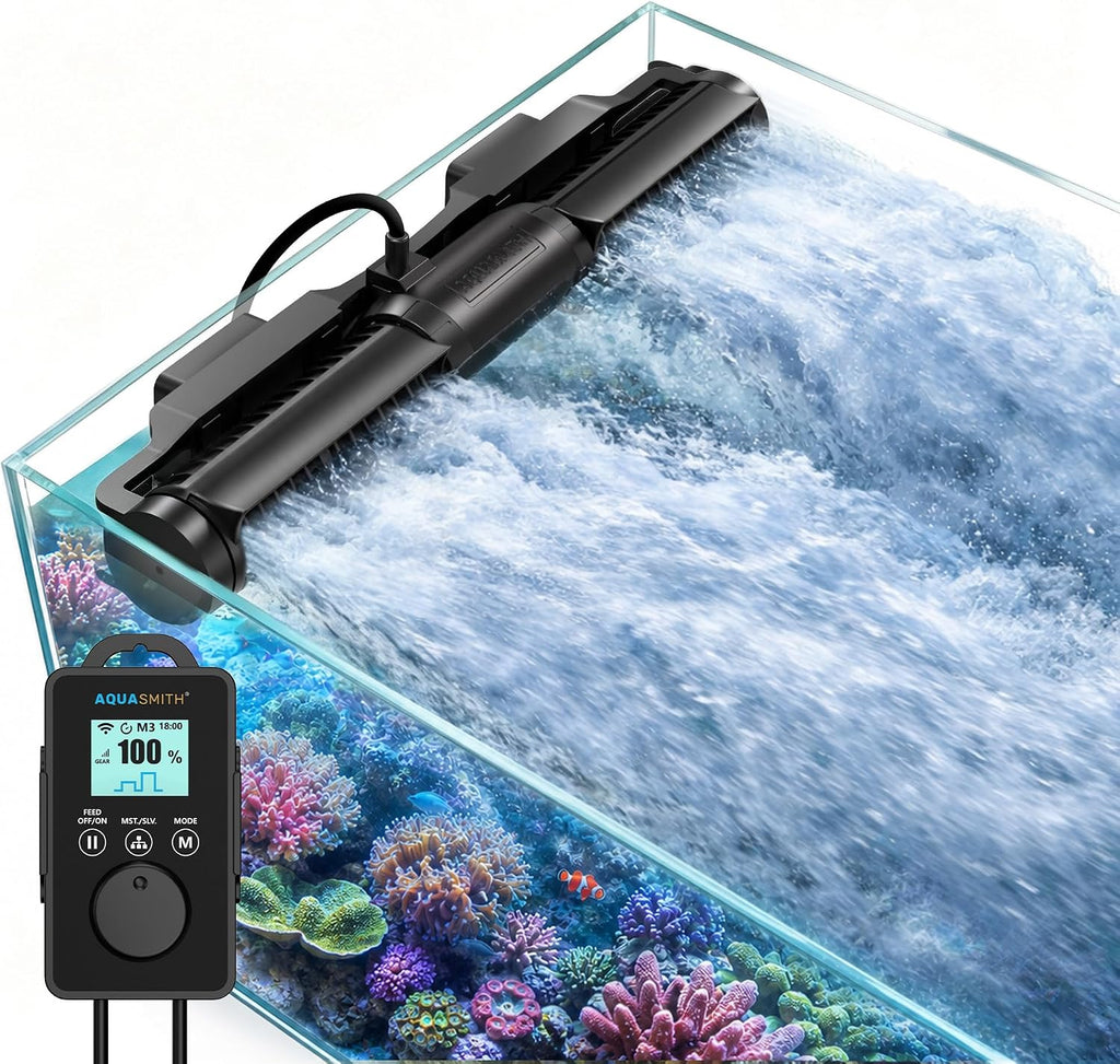 Gyre Wave maker,Intelligent Tidal Control,8 models 20w 15000GPH | 100-Level Precision Control Flow, Frequency &