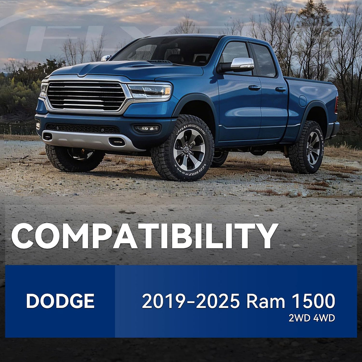 Heavy Duty Rear Coil Springs Compatible with 2019-2025 Ram 1500 2WD 4WD