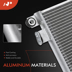 A-Premium Air Conditioning Condenser Compatible with Volvo