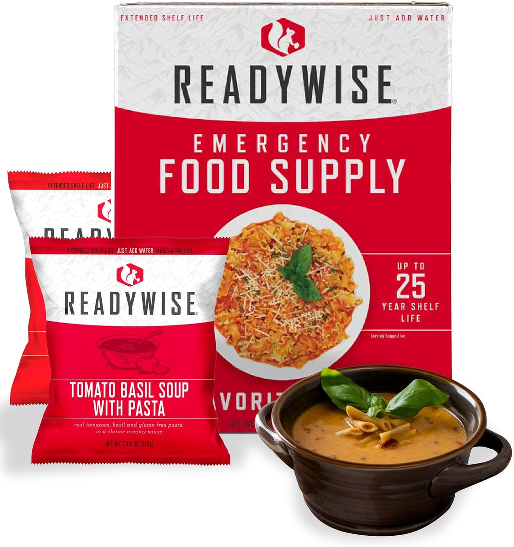 Emergency Food Supply - 18 Servings Favorites Box, Survival Food Kit with Freeze Dried Prepper Food & Dehydrated