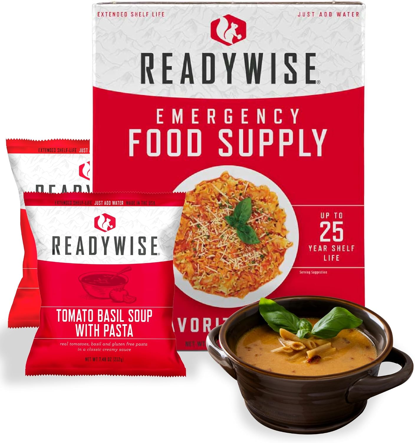 Emergency Food Supply - 18 Servings Favorites Box, Survival Food Kit with Freeze Dried Prepper Food & Dehydrated