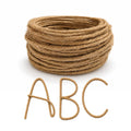 32 Ft Wired Jute Twine, Bendable Wired Twine forWreaths and DIY