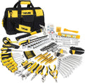 467-Piece Household Home Tool Sets for Mechanics, 16-Inch Tool Bag with Heavy Duty Home Tool Kit Included, Tool Sets