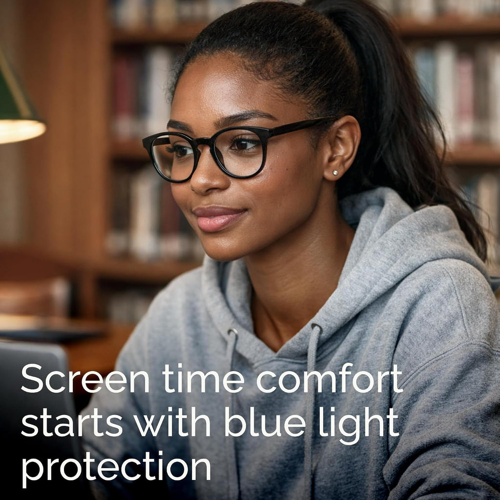Blue Light Blocking Glasses for Women - 3 Pack | Blue Light & UV Protection, Round Frames, Screen-Ready Style, Chic &