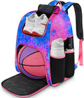 Basketball Bag, Sturdy Soccer Bag with Ball Holder & Shoe Compartment, Large Basketball Backpack for Training
