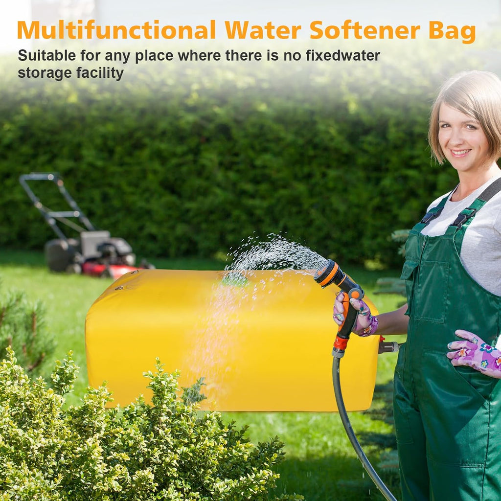 Water Tank 63 Gal/240L Foldable Water Storage Bladder for Outdoor | Portable Large Capacity Soft Water Bag