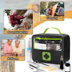 Waterproof Empty First Aid Bag with a Detachable Panel