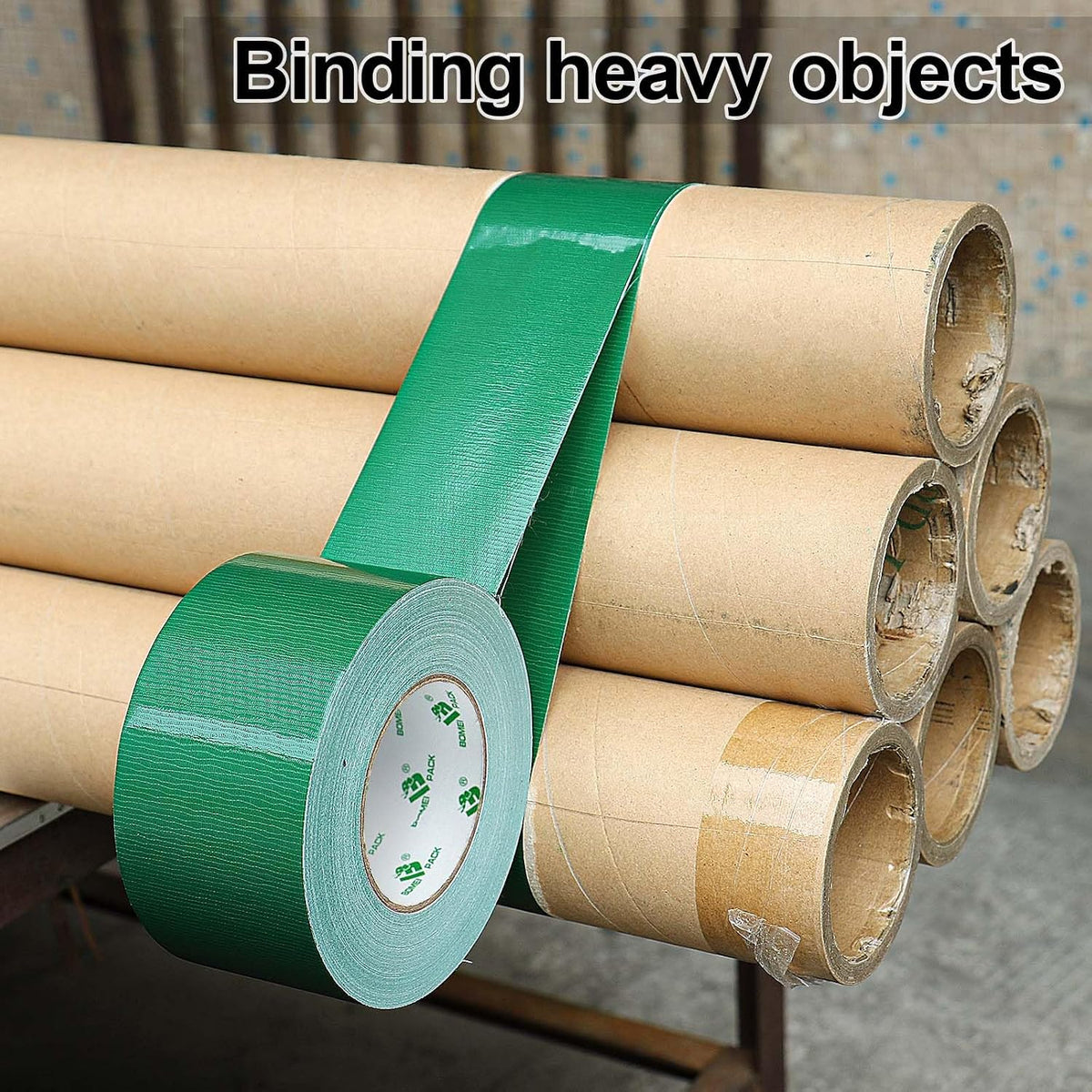 1Pack 3inch Duct Tape Heavy Duty Waterproof Dark Green 9Mil 20y