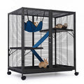 Large Metal Rolling Ferrets Cage, 0.5''Bar Spacing