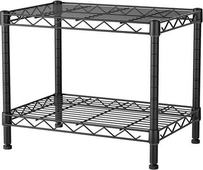2 Small Wire Shelves Kitchen Pantry Close Home Organizers and Storage Bathroom Shelf Laundry Room Organization