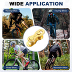 8Pcs Bike Chain Master Link for 9 Speed Chain Missing Link