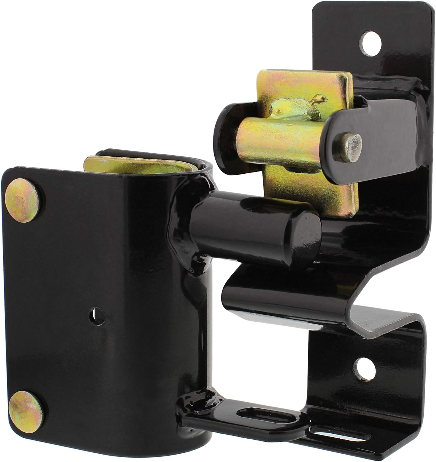 Rural365 Livestock One Way Latch for Cattle Gate - Black Farm Gate Metal Gate Latch 1 Way for Horse Corrals, Ranches